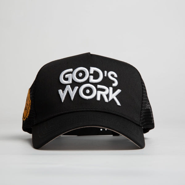 God's Work- Signature Series Black Mesh Snap-back – Proclaim Clothing.