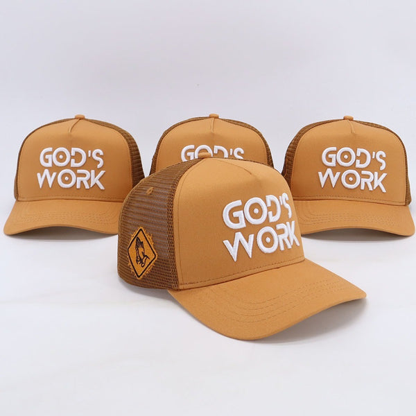 GOD'S WORK-  Timberland Snap-back (high profile) LIMITED EDITION