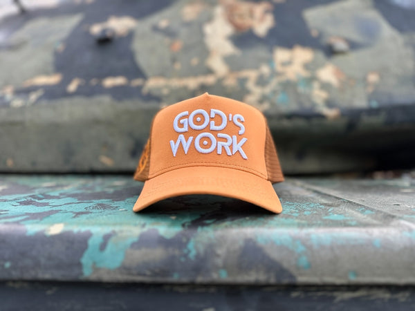 GOD'S WORK-  Timberland Snap-back (high profile) LIMITED EDITION