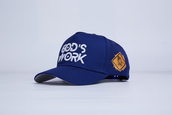 God’s Work- Signature Series Cobalt Snap-Back