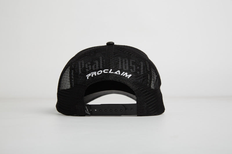Pray Grind Repeat- Asphalt Leather / Signature Series Snap-Back