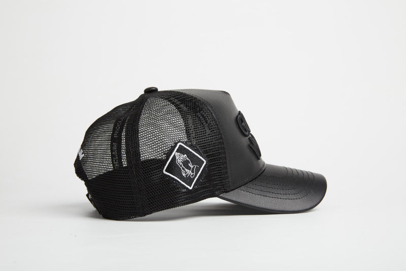 God's Work- Asphalt Leather / Signature Series Snap-back