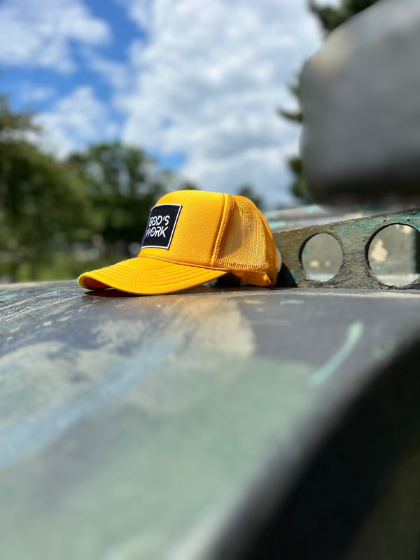 GOD'S WORK- Foam Mesh Snap-back (Various Color Options)