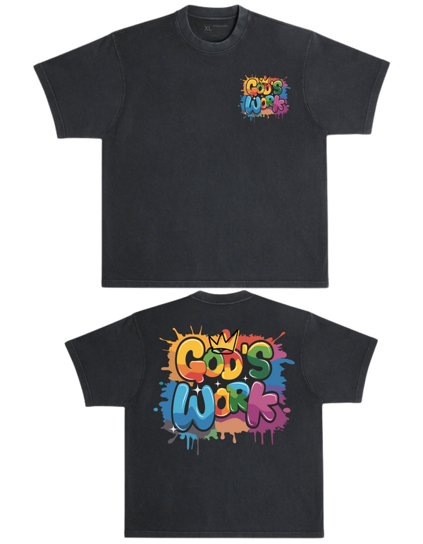God's Work Graffiti  T-Shirt