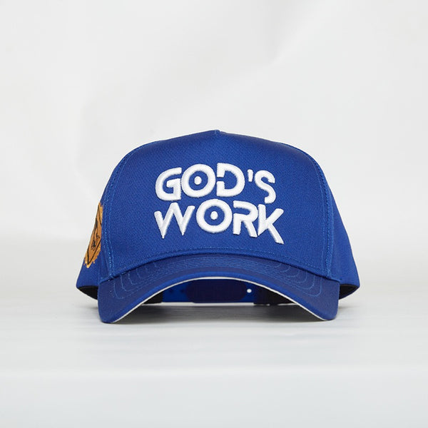 God’s Work- Signature Series Cobalt Snap-Back