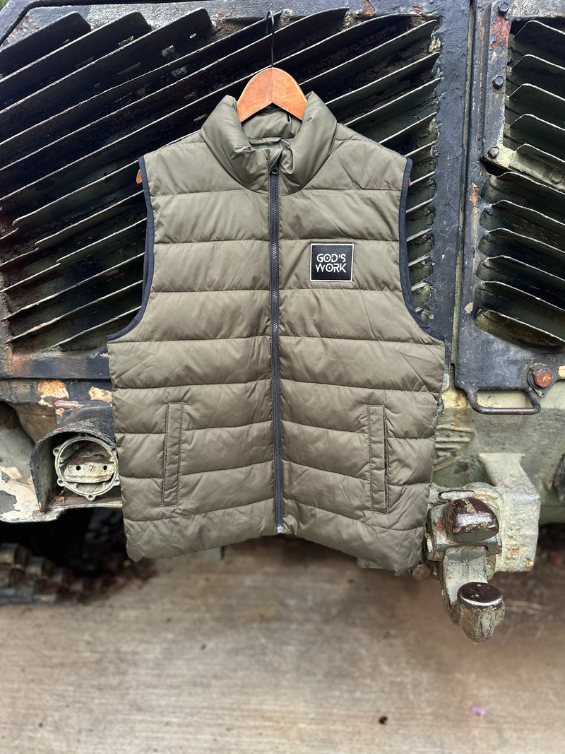 GOD'S WORK Puffer Vest (Limited Edition)