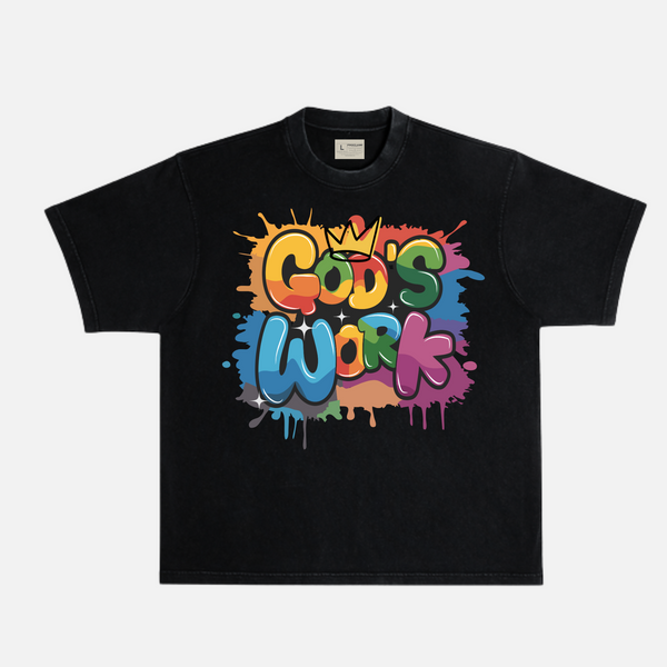 God's Work Graffiti  T-Shirt