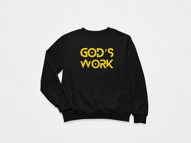 GOD'S WORK Crew Neck Sweater